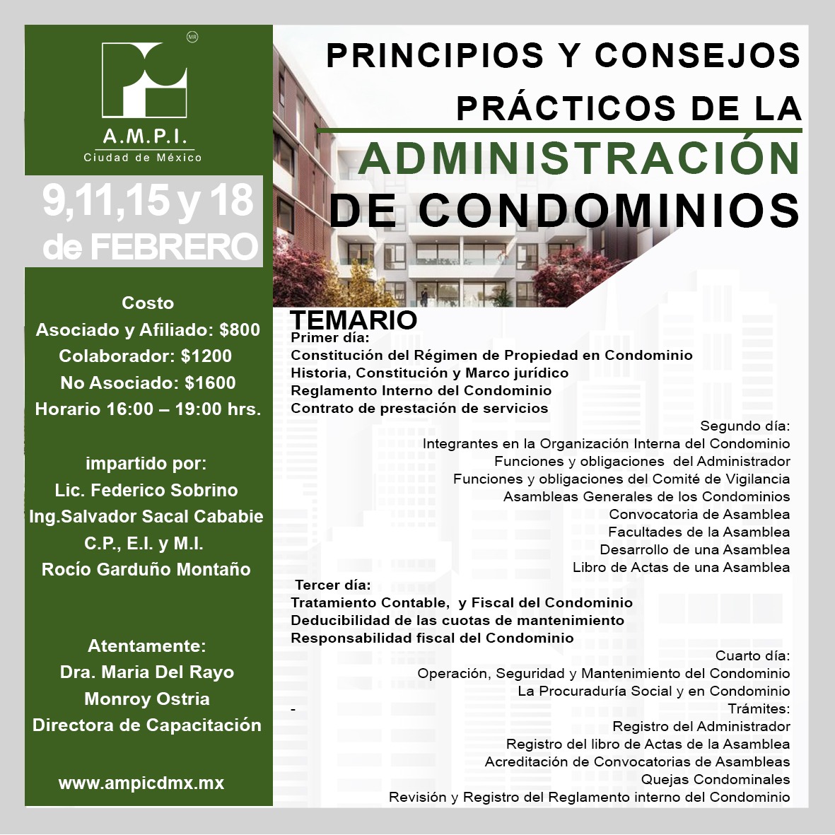 Principios Y Consejos Prácticos De La Administración De Condominios Cursos Inmobiliarios Am 6952