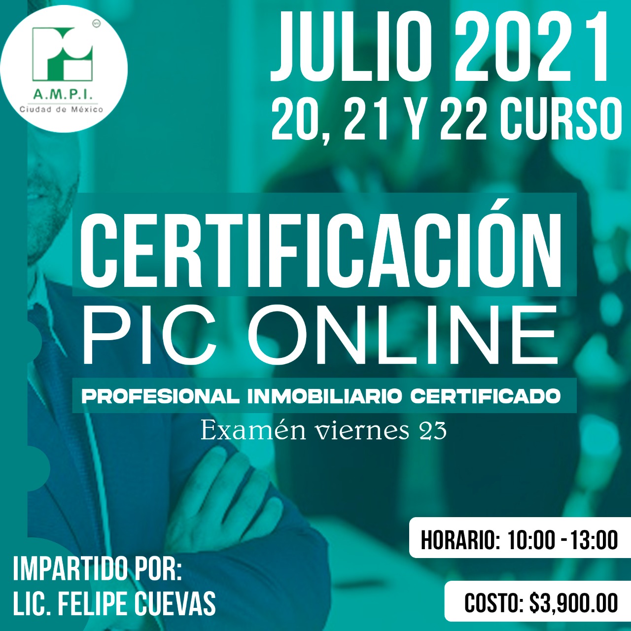 CERTIFICACIÓN PIC | Cursos Inmobiliarios | A.M.P.I. Ciudad de México